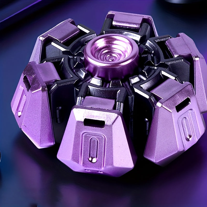 Mechanical Gyroscope Spinner with One-Touch Auto-Rotating - Smooth Spinning Fingertop Toy