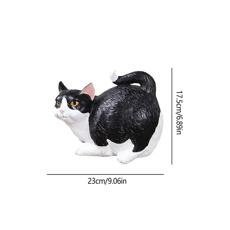 Cat Tissue Box Cartoon Creative Cat Butt Tissue Box