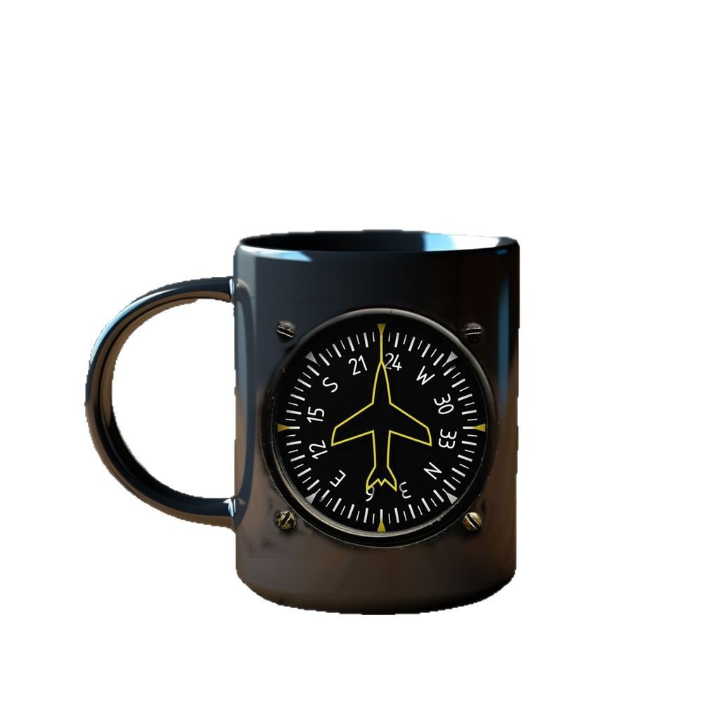Funny Pilot Men Meter Aircraft Flight Deck Mugs