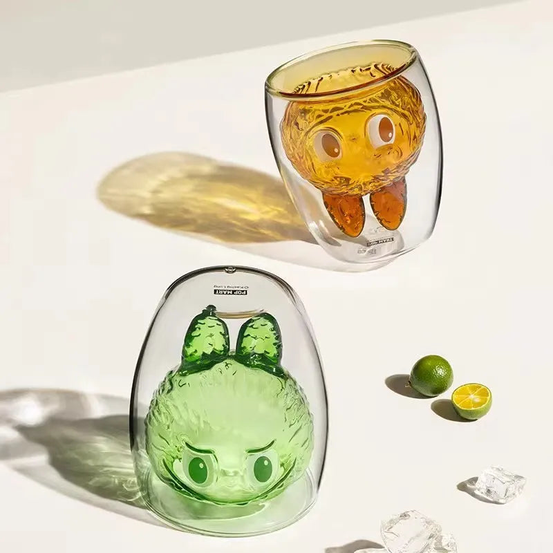 🐰Cute Double Glass Bunny Cup