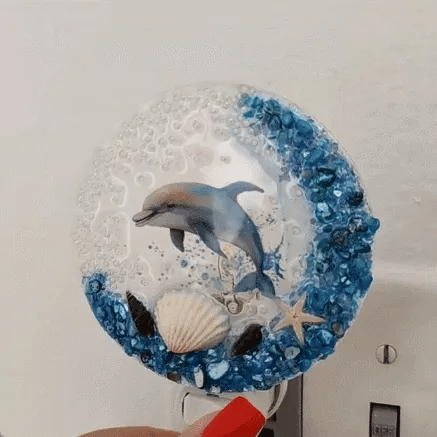 Dolphin Decor Ocean Animal Decorative Night Light