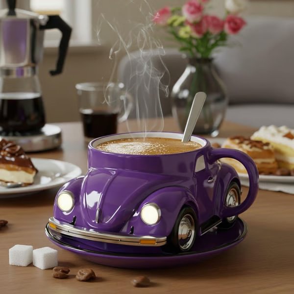 Creative Mustang Shaped Coffee Mug