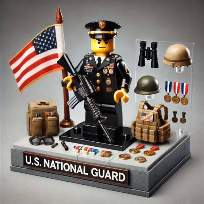 Collectible U.S. Armed Forces Building Blocks Figures