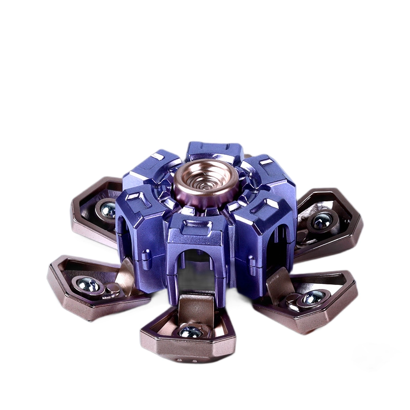Mechanical Gyroscope Spinner with One-Touch Auto-Rotating - Smooth Spinning Fingertop Toy