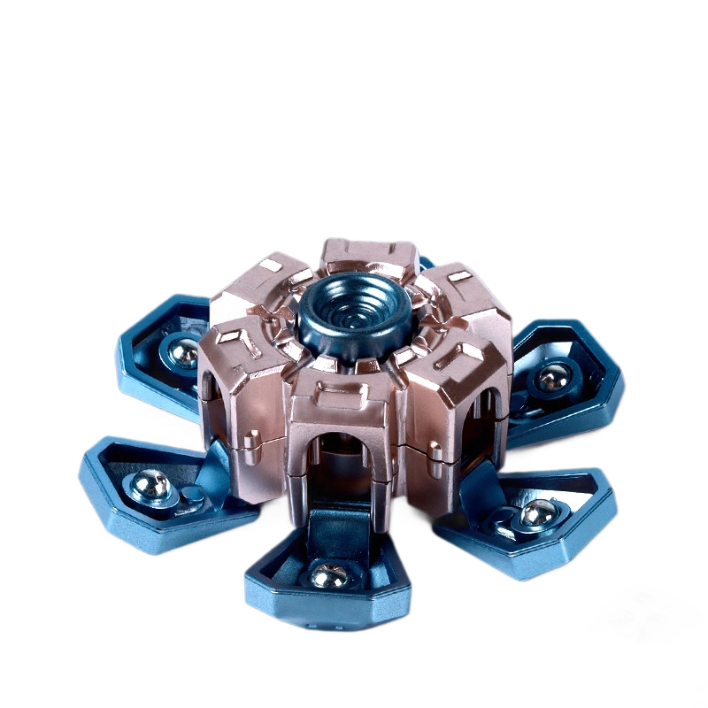 Mechanical Gyroscope Spinner with One-Touch Auto-Rotating - Smooth Spinning Fingertop Toy
