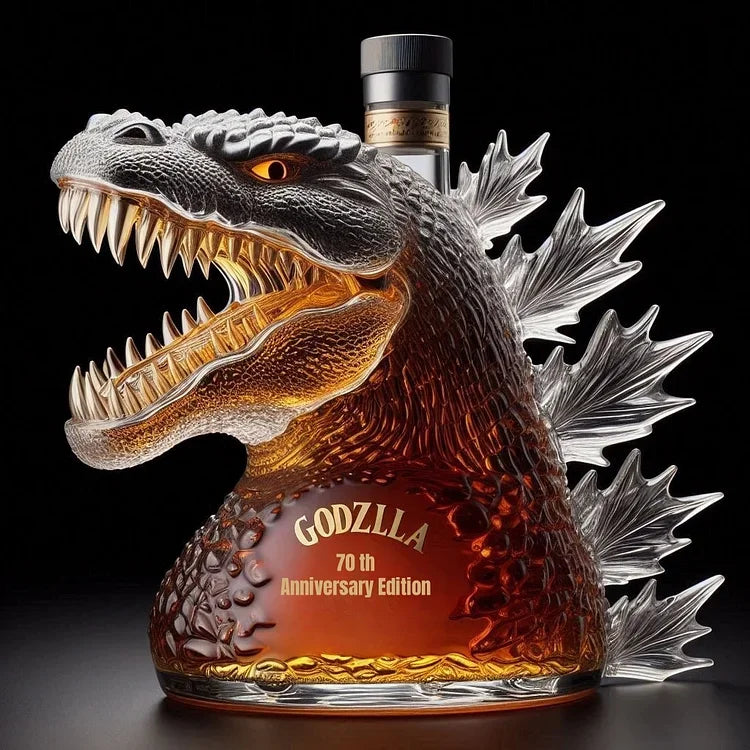 Godzilla Whiskey Bottle