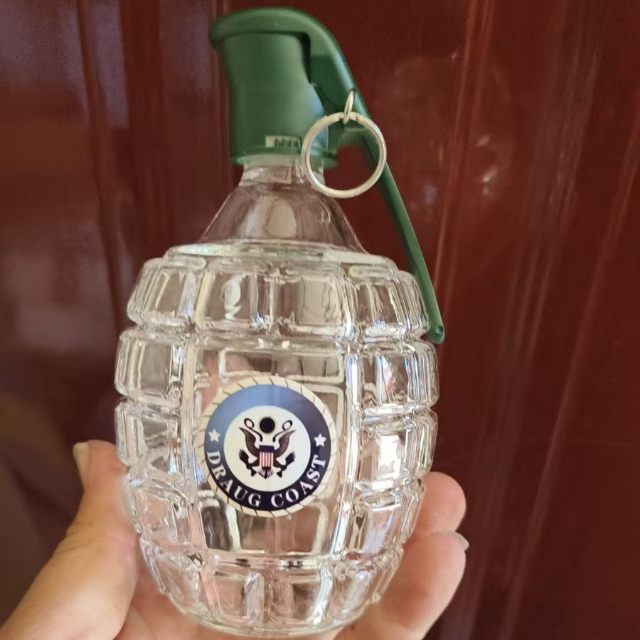 Military Hand Grenade Whiskey Bottle