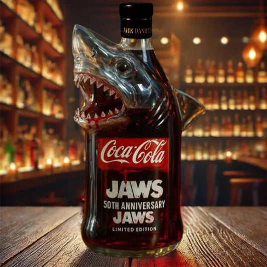Jaws 50th Anniversary Limited Edition Whiskey Bottle