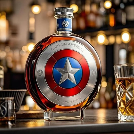 Captain America Whiskey Bottle