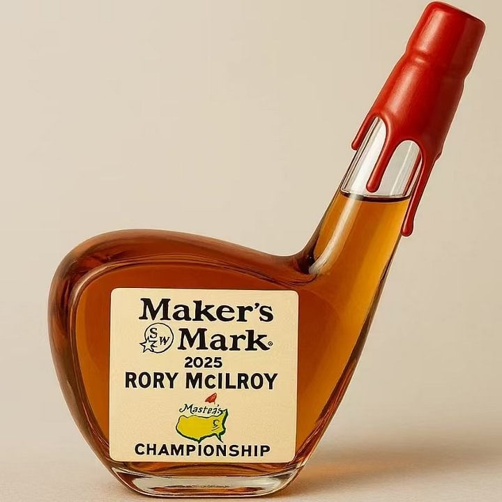 2025 Rory McIlroy Masters Tournament Championship Golf Club Whiskey Bottle