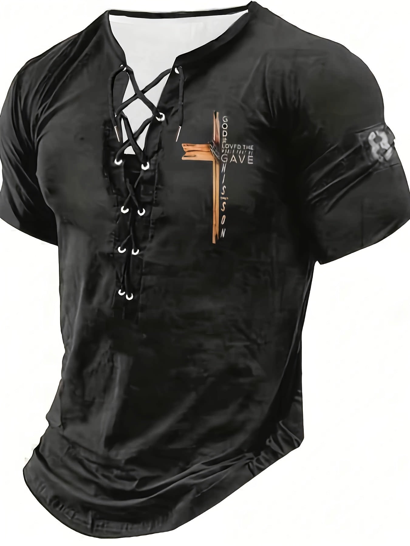 Men'S Henley Shirt T-Shirt