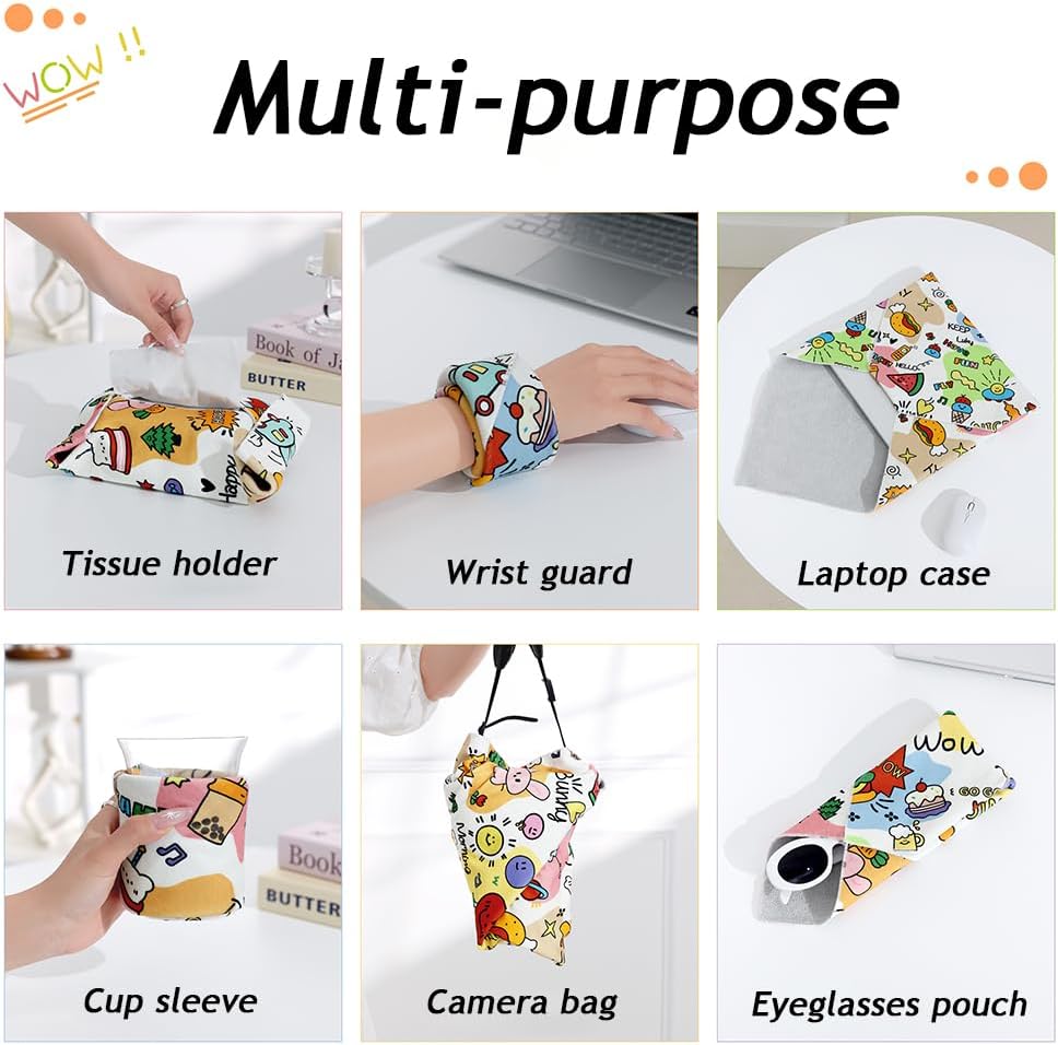 Self-Adhesive Magic Cloth Makeup Bag