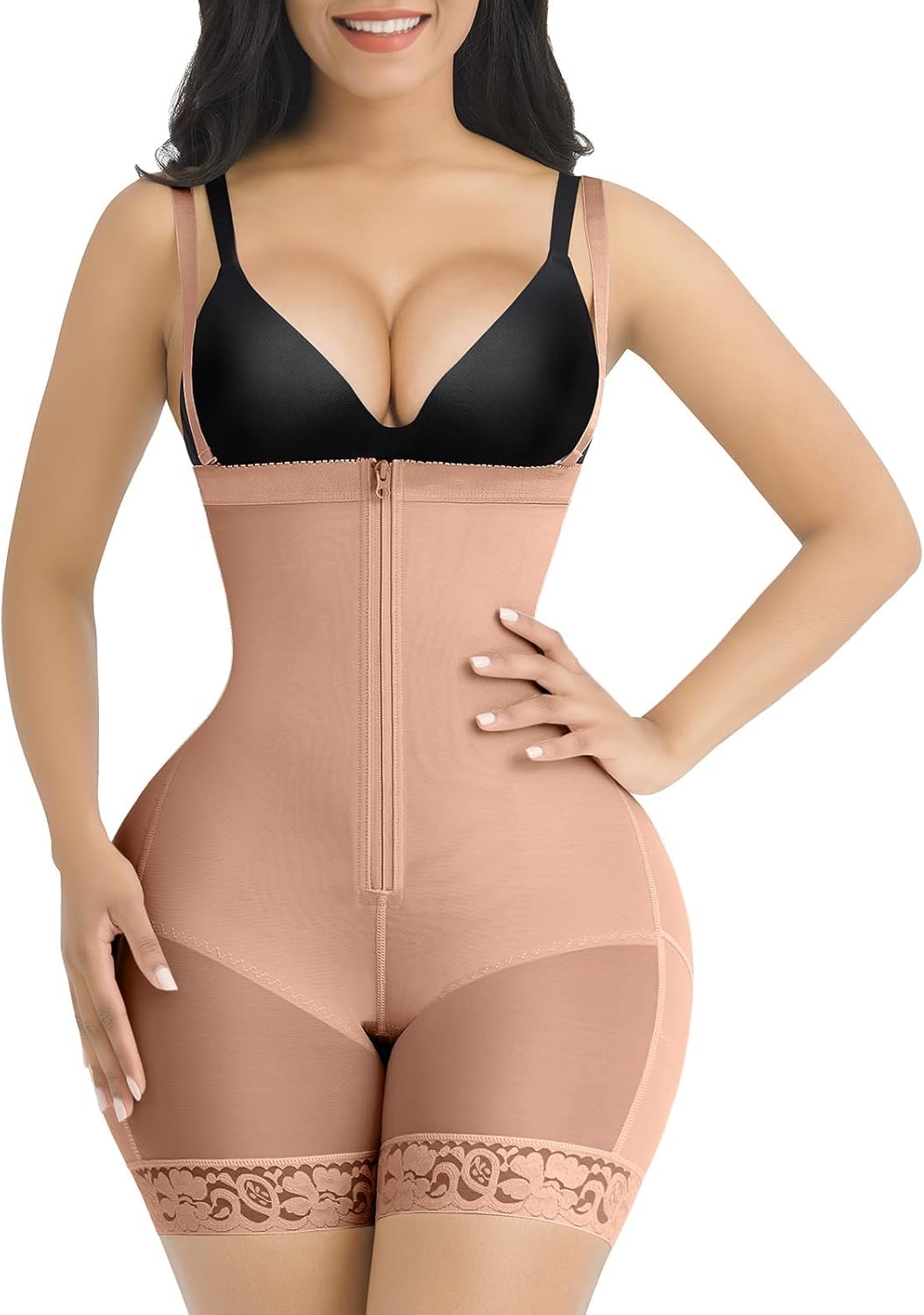 Tummy Control Plus Size Postpartum Body Shapewear Butt Lifting Bodysuit
