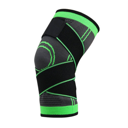 Professional compression knee brace with removable adjustable straps