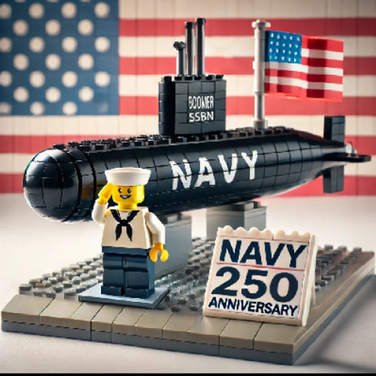 Compatible With Lego Military Nuclear Submarine Model Ornaments Kids Educational Toys