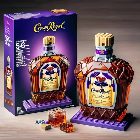 Creative Whiskey Bottle Building Blocks