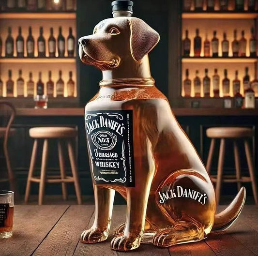 Amber Whiskey Bottle