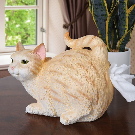 Cat Tissue Box Cartoon Creative Cat Butt Tissue Box