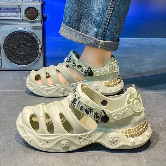 Men's Streetwear Slip-On Sandals - Soft EVA Non-Slip Sole