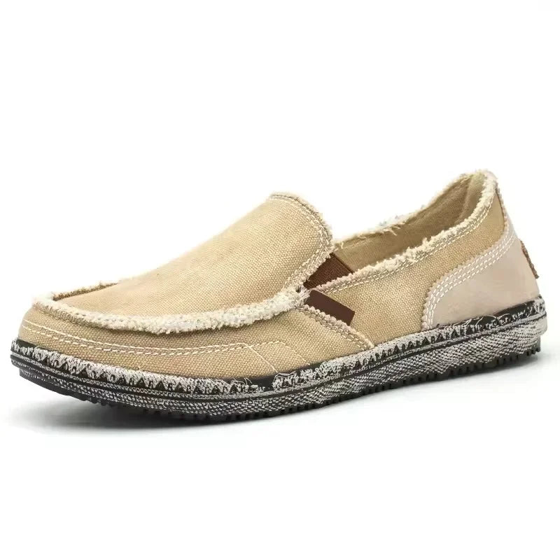 Men's Canvas Slip On Loafers Leisure Shoes