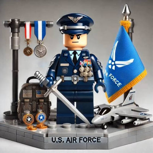 Collectible U.S. Armed Forces Building Blocks Figures