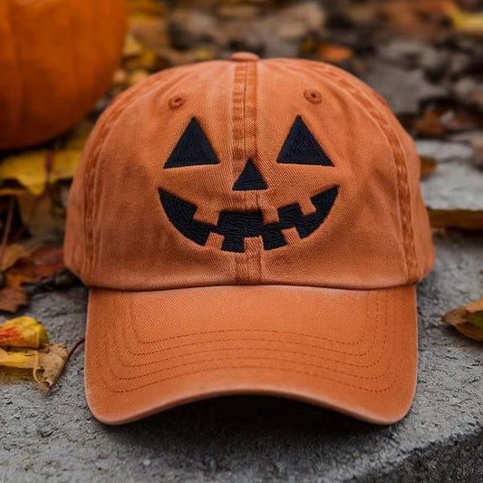 Autumn Style Print Hat-Halloween