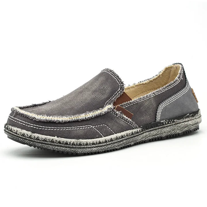 Men's Canvas Slip On Loafers Leisure Shoes