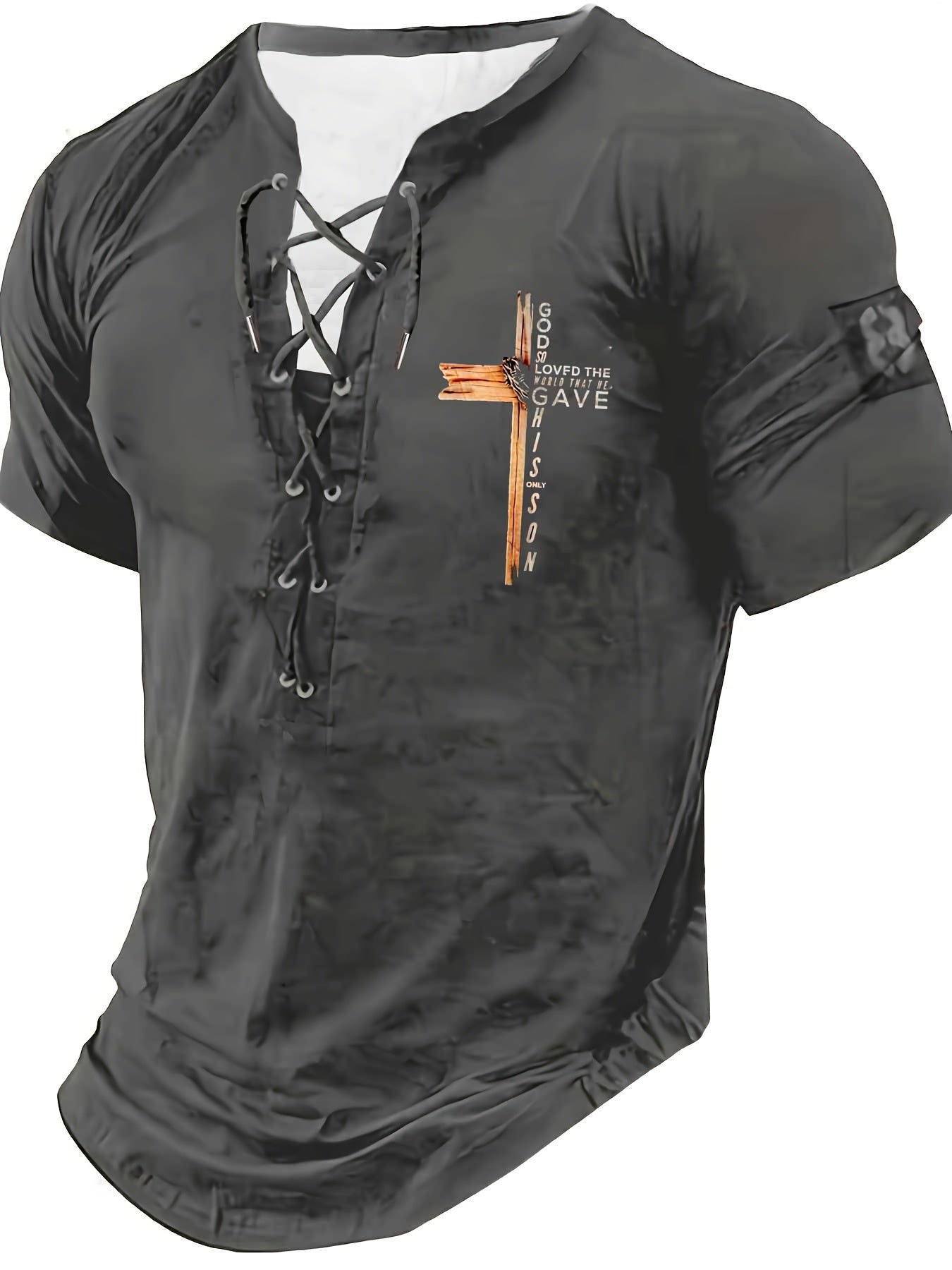 Men'S Henley Shirt T-Shirt