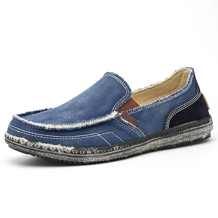 Men's Canvas Slip On Loafers Leisure Shoes