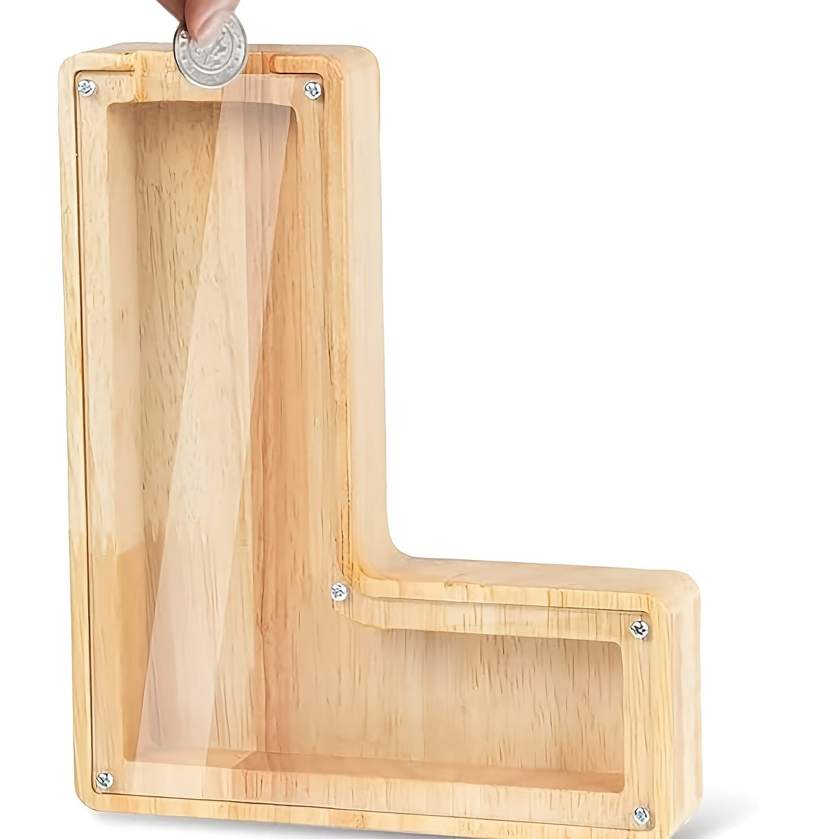 Wooden Letter Piggy Bank