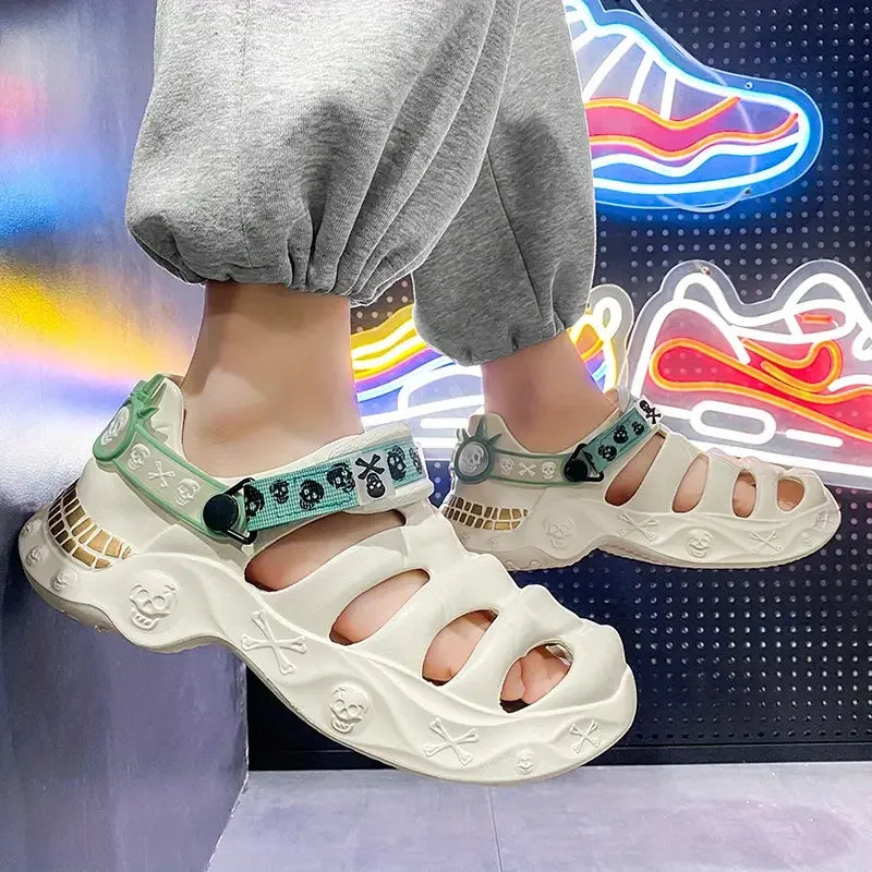 Men's Streetwear Slip-On Sandals - Soft EVA Non-Slip Sole