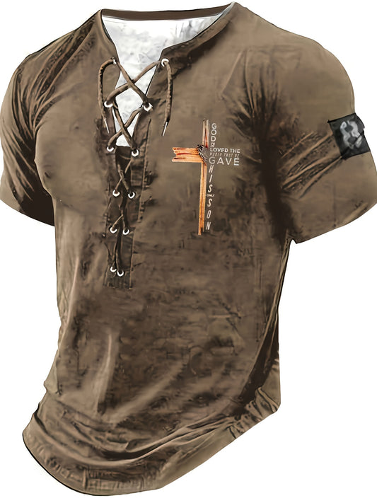 Men'S Henley Shirt T-Shirt