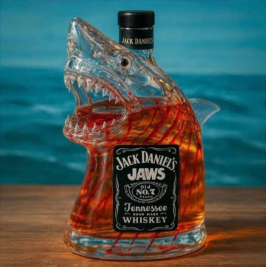 Jaws 50th Anniversary Whiskey Bottle