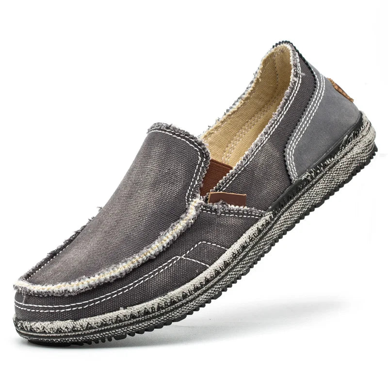 Men's Canvas Slip On Loafers Leisure Shoes