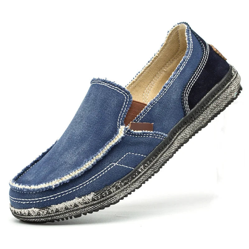 Men's Canvas Slip On Loafers Leisure Shoes